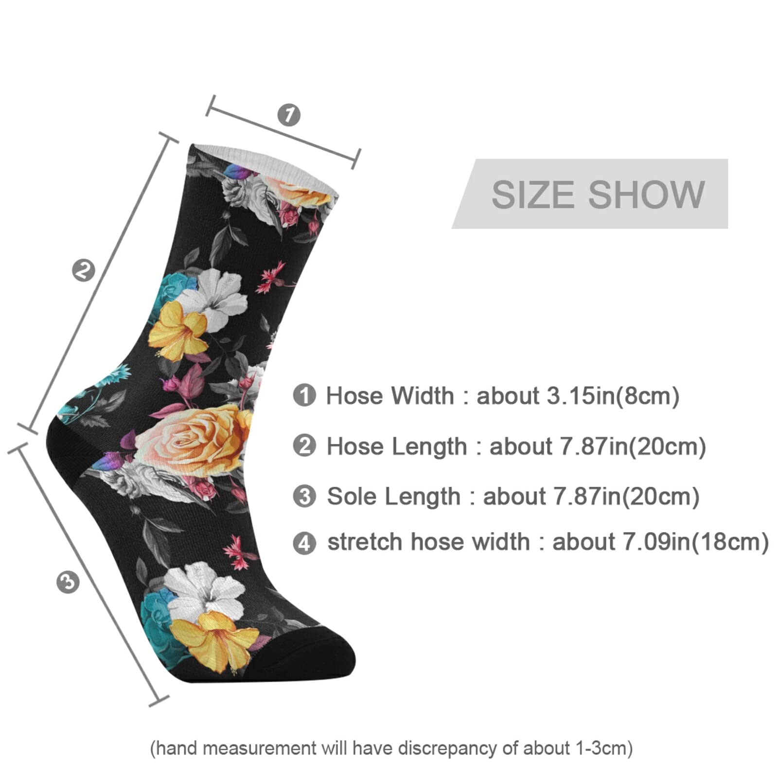 Unisex Long Casual Athletic Crew Socks for Women & Men - Gym & Daily Wear