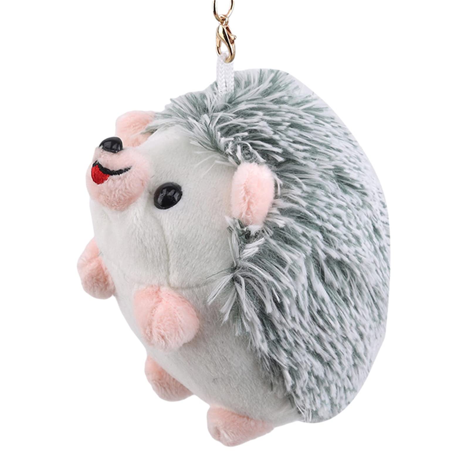 Cute Hedgehog Stuffed Animal Plush Keychain - Soft Aloe Plush Toy for Kids, Car Decor & Gift Accessories | Perfect for Backpacks, Keyrings & Nursery Decor