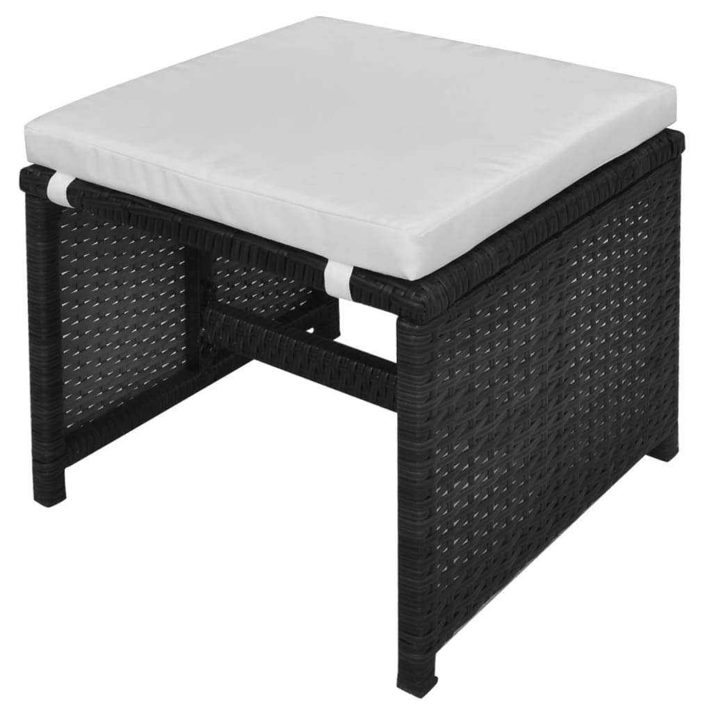 13-Piece Outdoor Dining Set with Large Rectangle Glass Table & Rattan Chairs - Steel Frame Patio Furniture for Backyard, Garden, Poolside or Deck - Perfect for Al Fresco Dining and Outdoor Entertaining