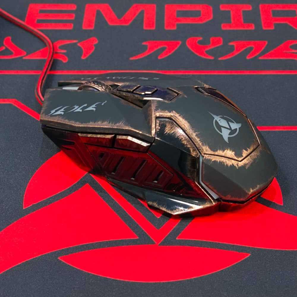 Star Trek Klingon Themed USB Computer Gaming Mouse - Wireless Optical Mouse for PC & Laptop - Perfect for Sci-Fi Fans, Gamers & Office Use