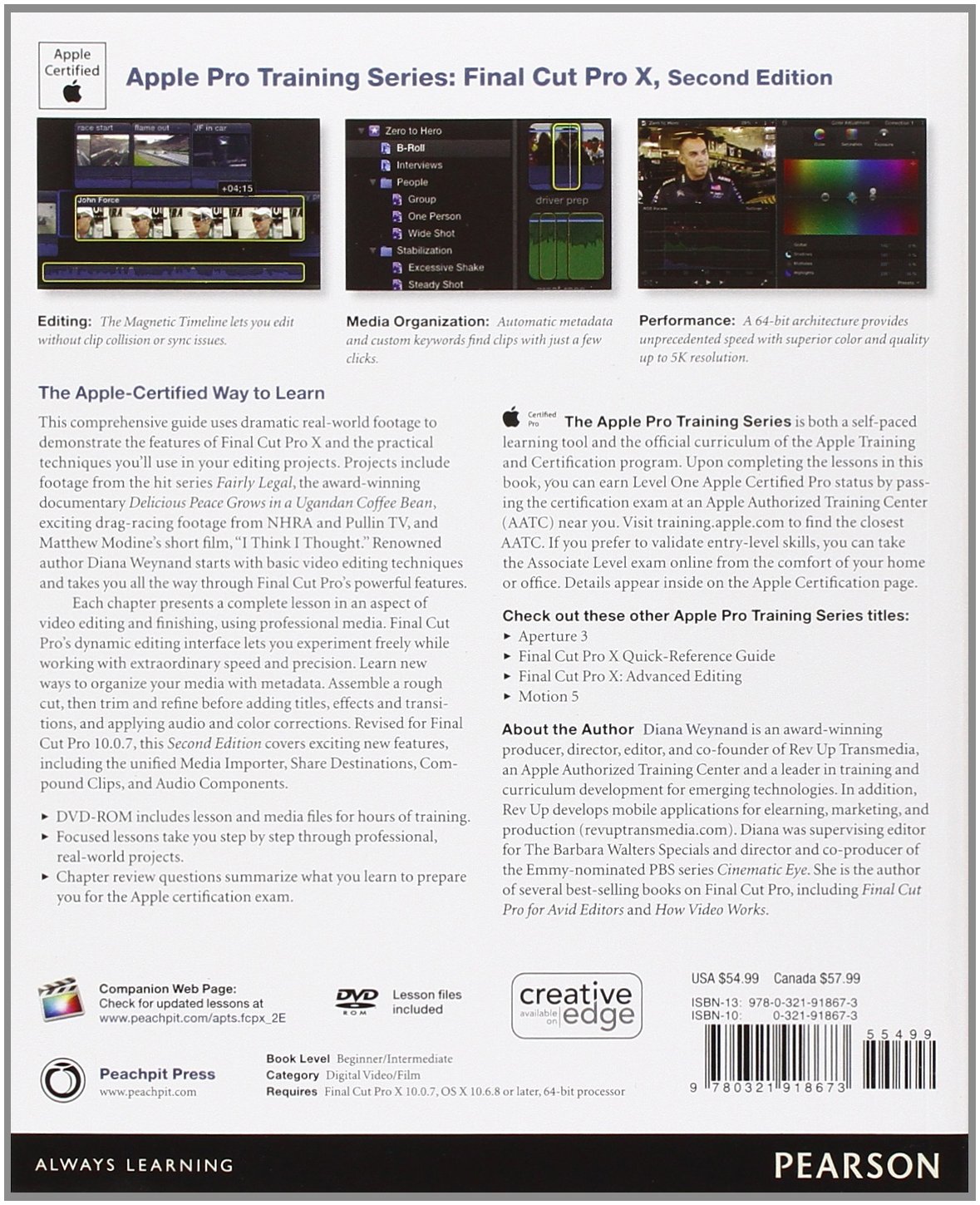 Final Cut Pro X (Apple Pro Training) - Professional Video Editing Software for Mac - Perfect for Filmmakers, YouTubers & Content Creators