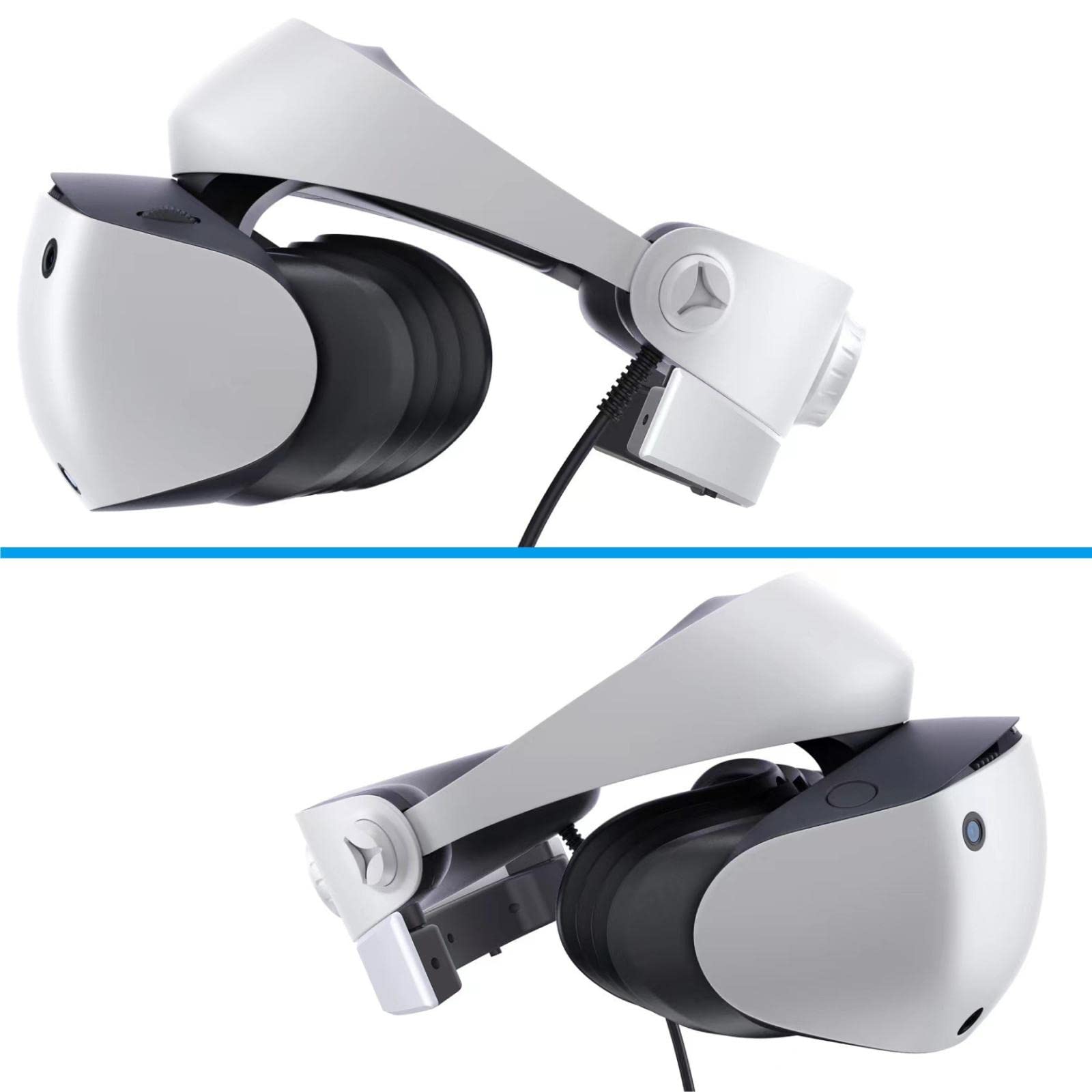 VR Headphones Headset with Portable Speaker Amplifier - 3.5mm Audio Interface & LED Indicator for PS VR2 | Perfect for Gaming, Movies & Virtual Reality Experiences