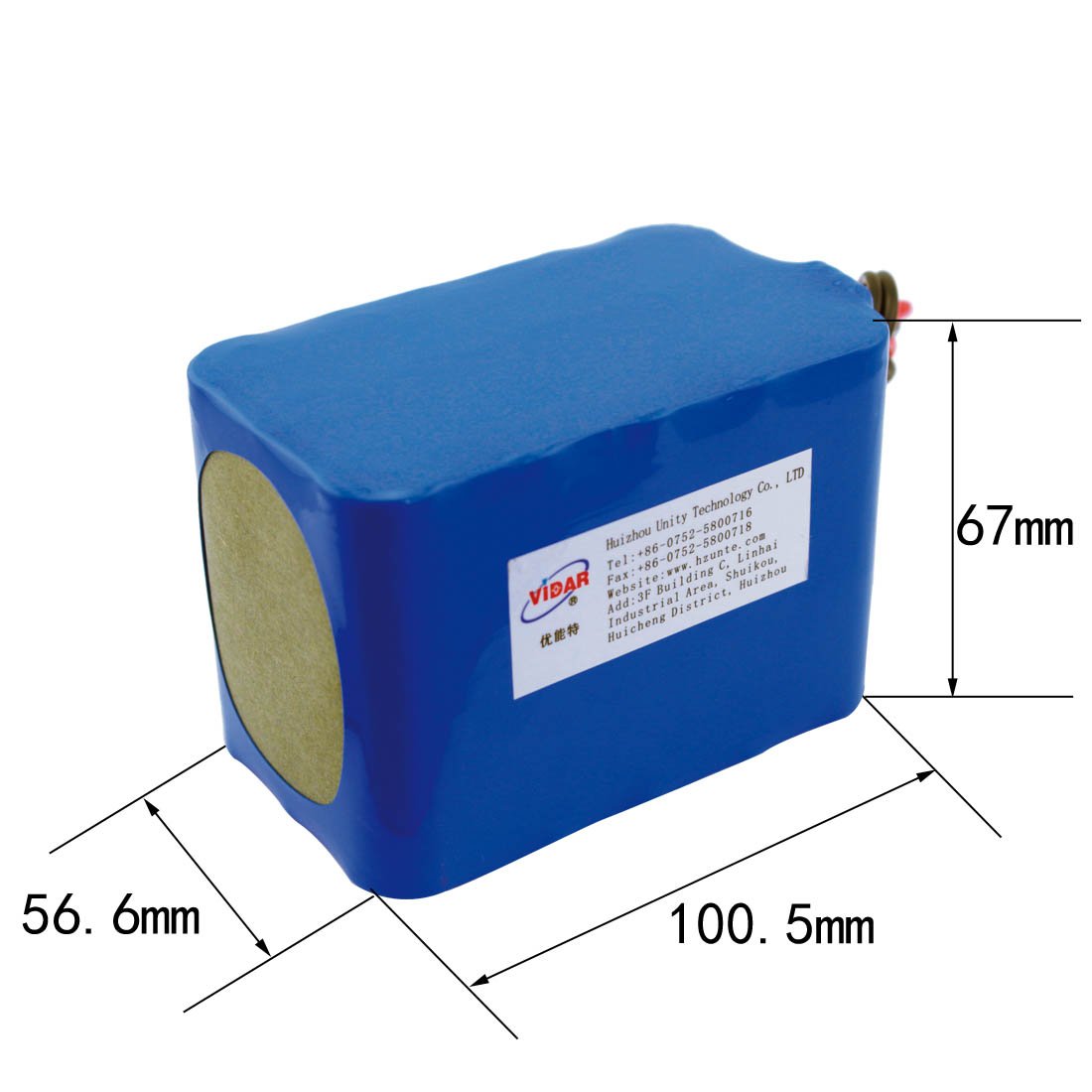 VIDAR 12V 15000mAh Rechargeable Lithium Ion Battery Pack - High Capacity Li-ion Battery for Electronics, Toys, Lighting & Equipment - Power Your Devices Anywhere, Anytime