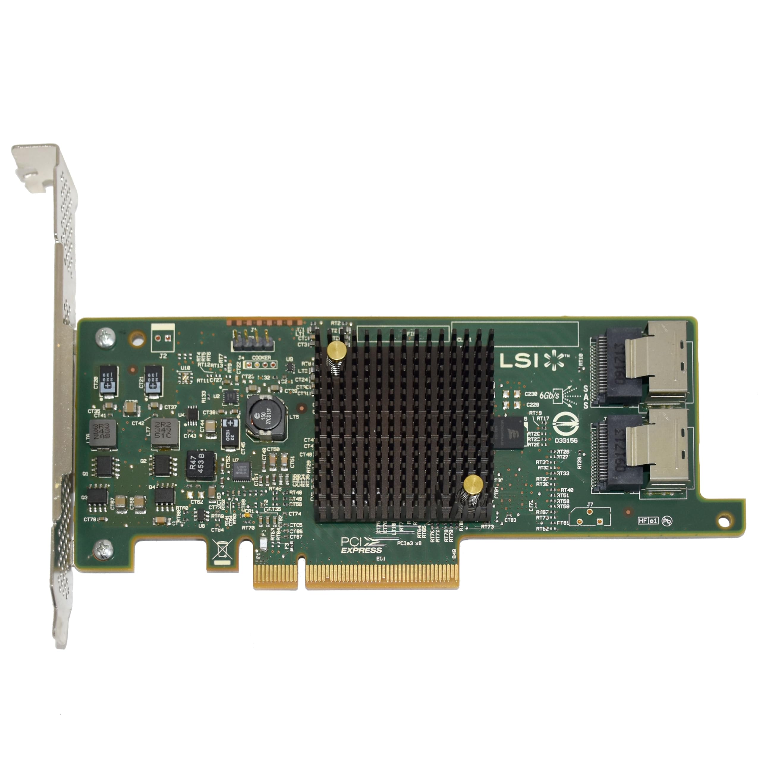 LSI Logic LSI00302 SAS 9207-8i 8-Port Internal SAS/SATA 6Gb/s PCIe Controller Card - High Performance Storage Solution for Servers & Workstations