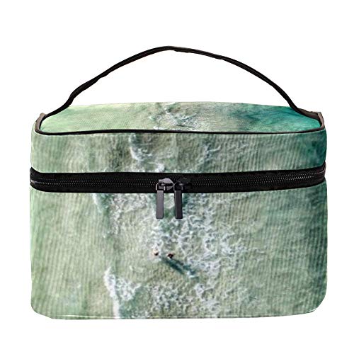 Clear Waterproof Cosmetic Bag - Travel Makeup Organizer for Women, Aerial Photography Ready Toiletry Case, Portable Storage Box for Makeup Brushes & Essentials | Perfect for Travel, Gym, Beach & Daily Use
