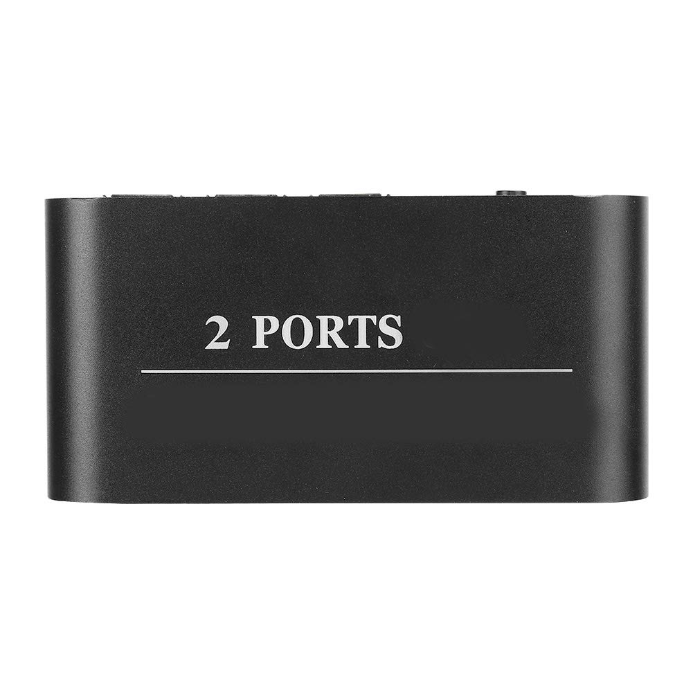 4K HDMI 2-in-1-Out Bi-Directional Switcher & Splitter - 2-Port USB Keyboard Mouse Printer Video Selector for Xbox, PS5, PC | Perfect for Gaming Setups & Home Office Workstations