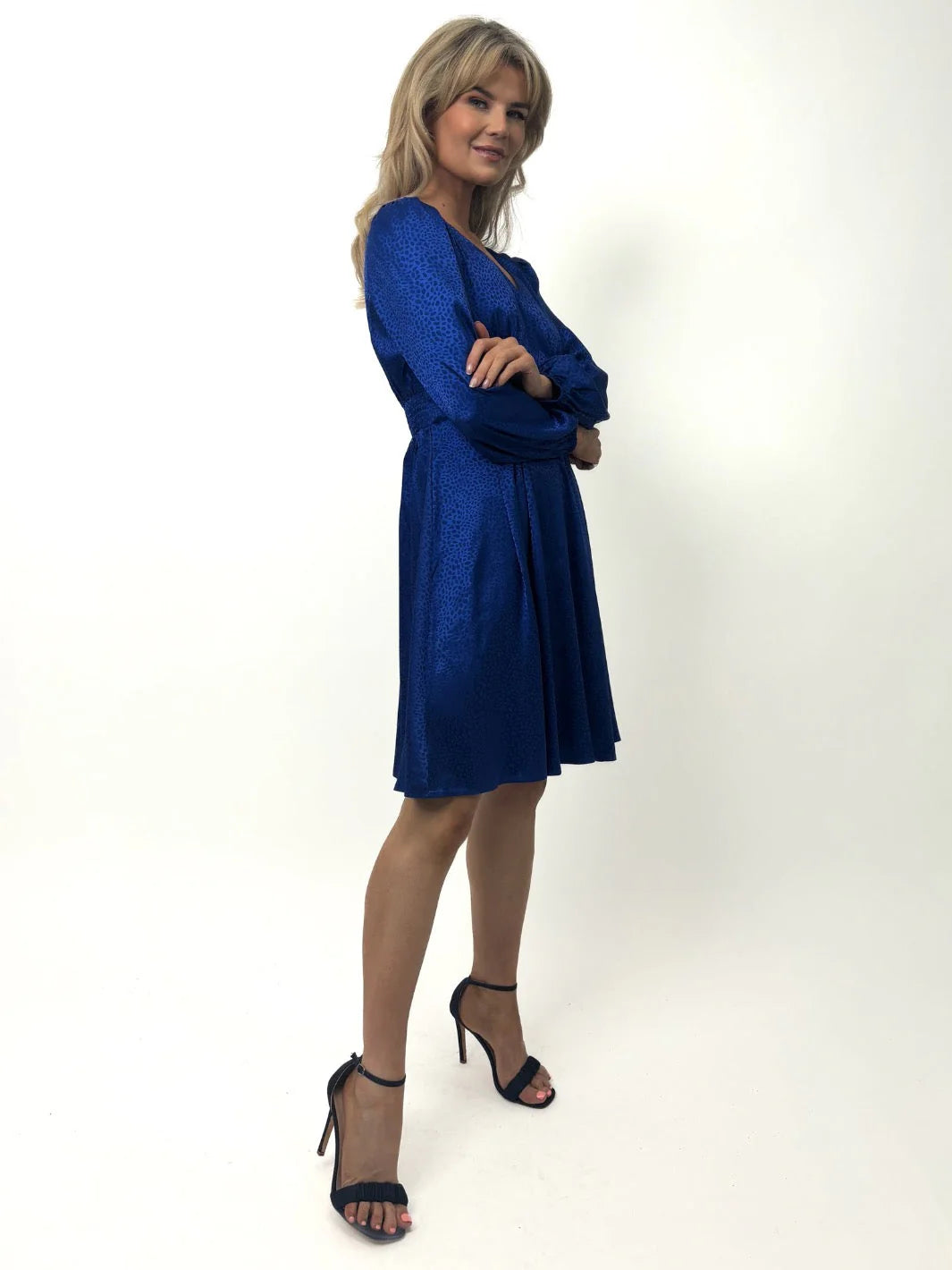 Audrey Mini Dress - Royal Blue A-Line Cocktail Dress for Women | Perfect for Parties, Weddings & Date Nights