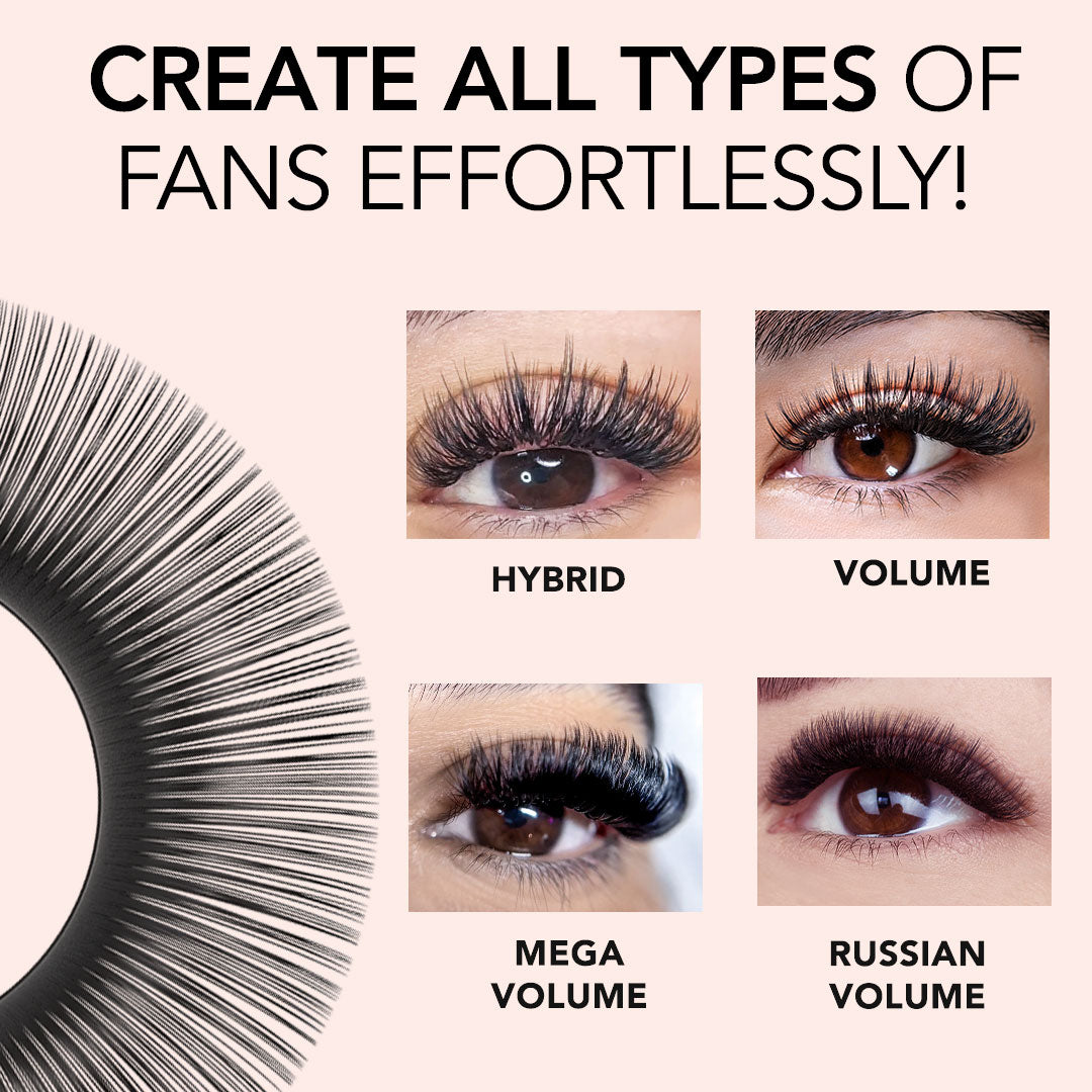 Premium 100% Cashmere False Eyelashes - Natural & Fluffy Volume Lashes for Dramatic Eye Looks | Perfect for Parties, Weddings & Special Occasions