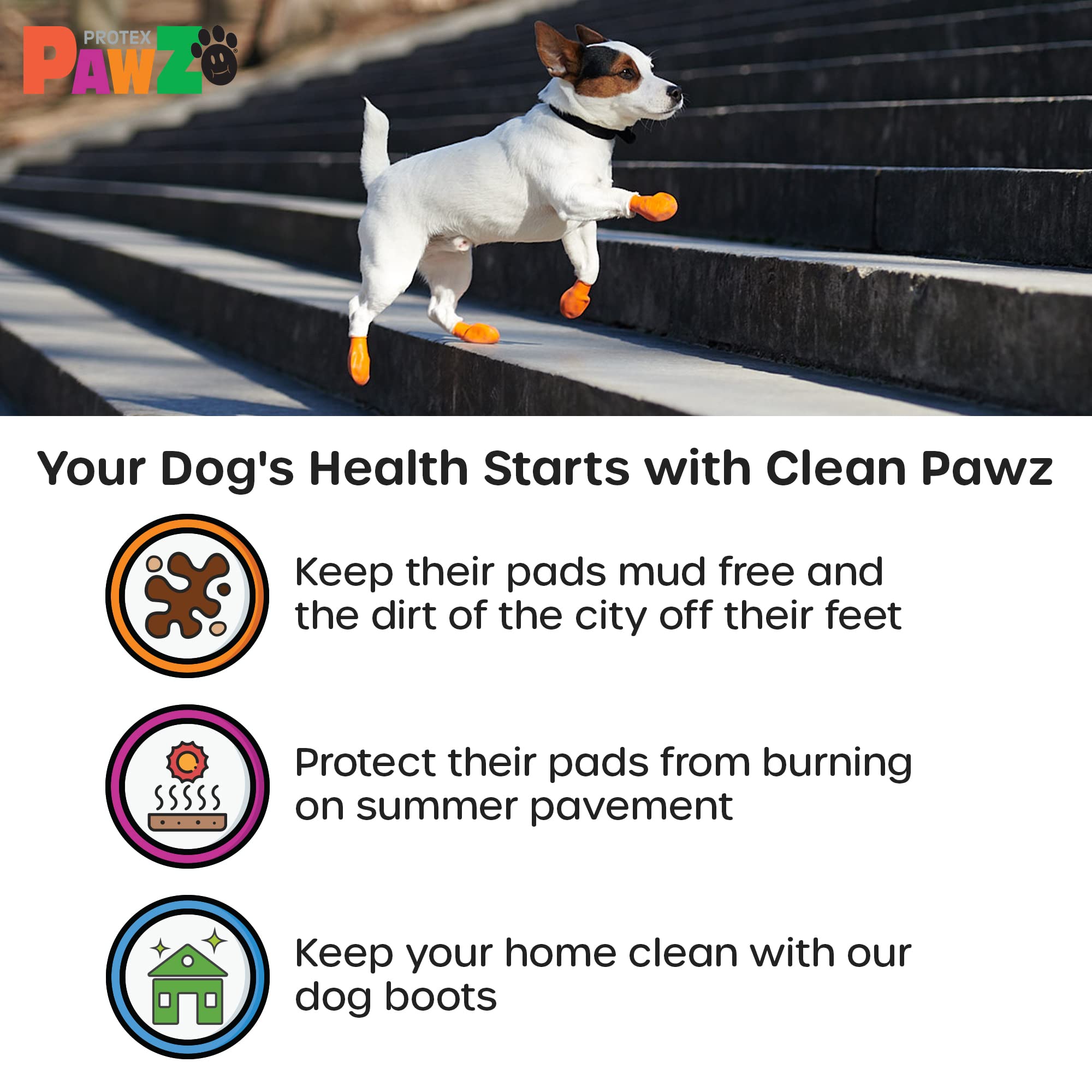 PawZ Dog Boots Tiny - 24 Pack Green & Black Waterproof Pet Shoes for Small Dogs - Perfect for Walking, Hiking & Winter Protection