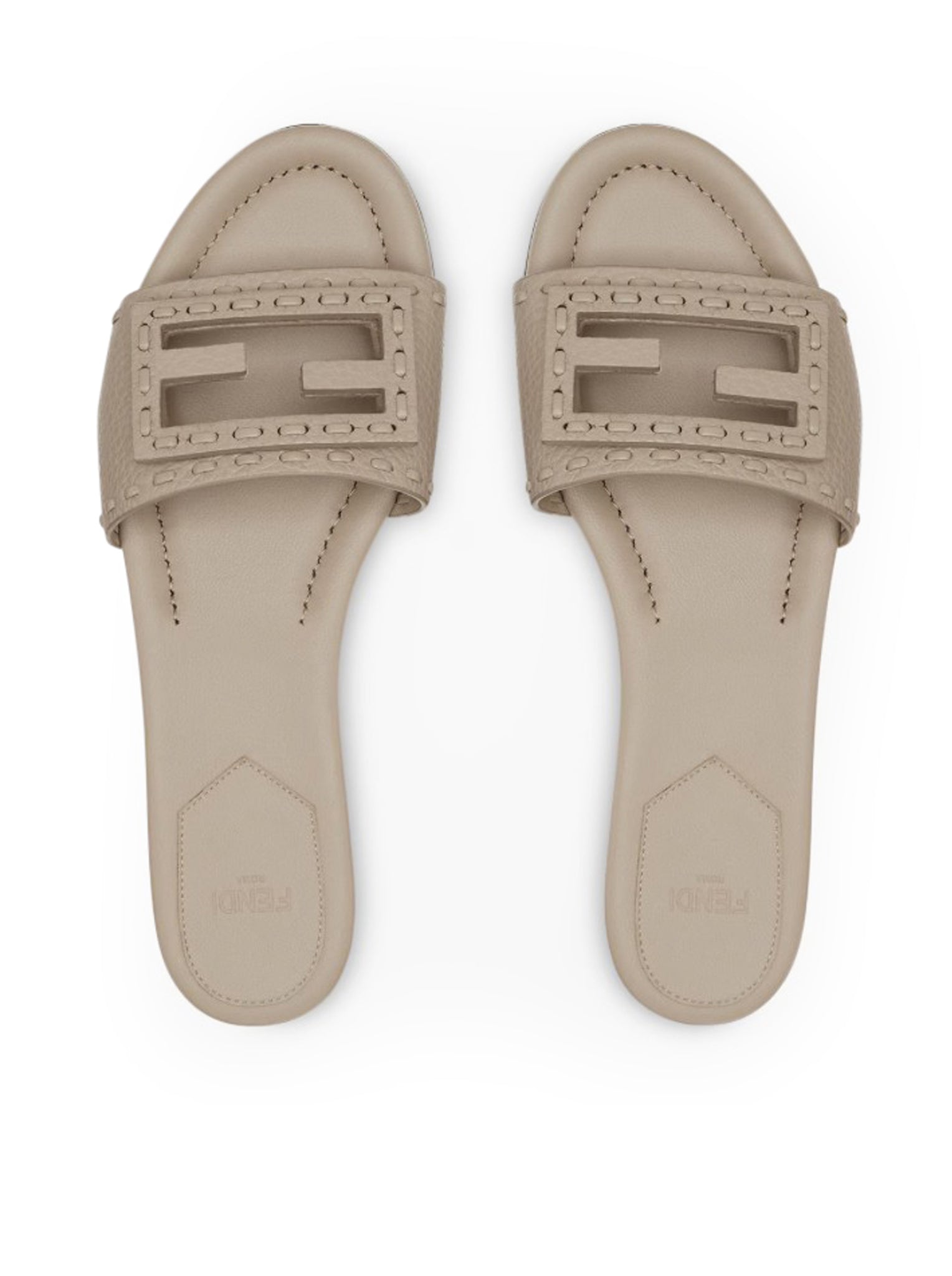 Dove Grey Leather Baguette Slippers - Women's Soft Comfortable Loafers for Home, Office & Travel | Casual Slip-On Shoes for Everyday Wear