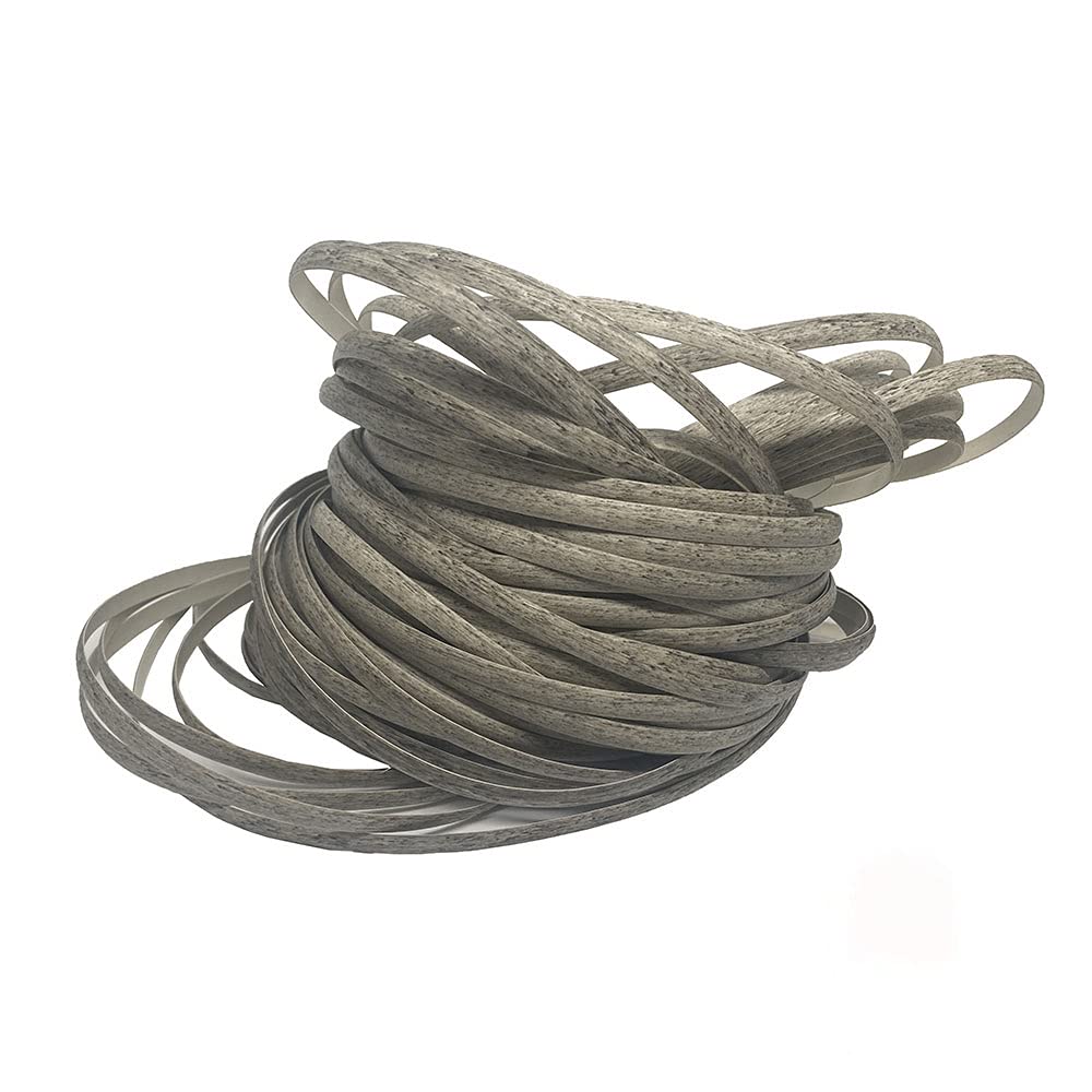 Premium White Rattan Repair Kit with Wicker & Knitting Tools - DIY Furniture Weaving & Restoration for Chairs, Tables, Patio Sets - Grey Wood Grain Finish - Perfect for Outdoor Furniture Repair, Home Decor Projects & Garden Maintenance