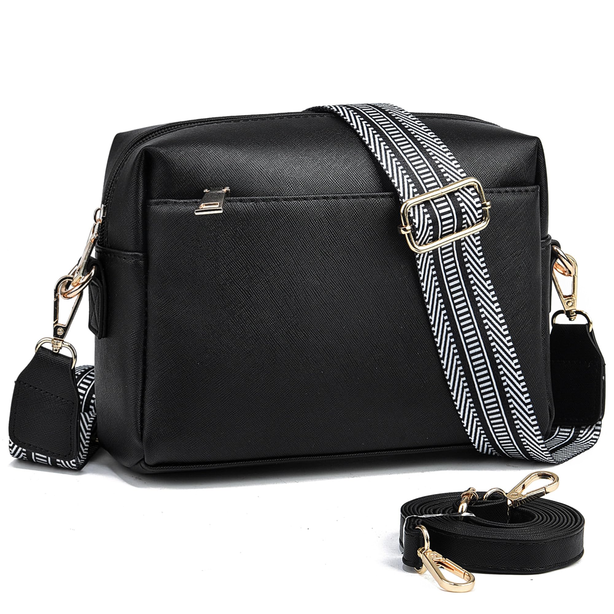 Vegan Leather Crossbody Bags for Women - Small Shoulder Purse with Wallet, Stylish Satchel Handbag | Perfect for Travel, Shopping & Everyday Use