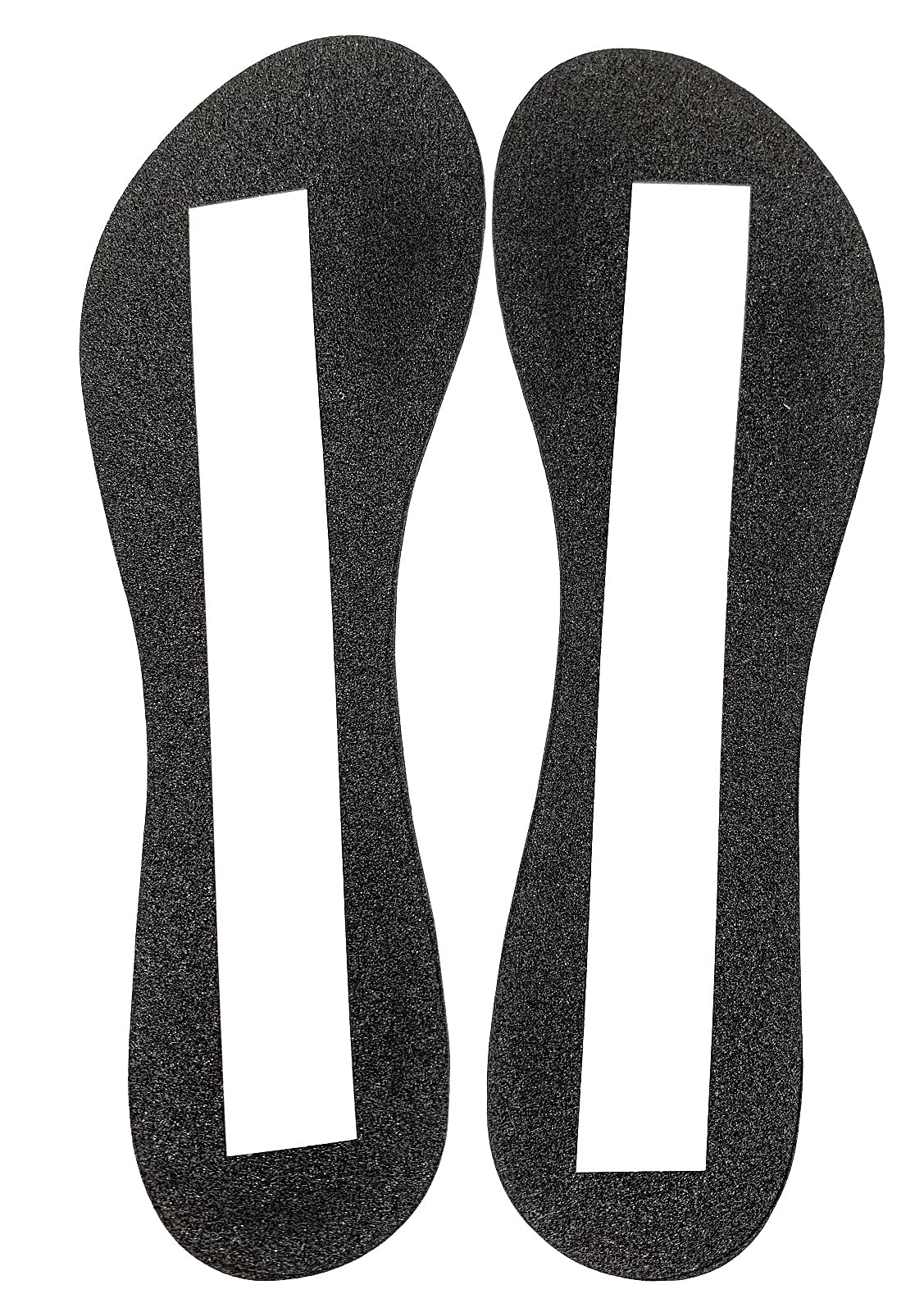 HappyStep 3/4 Length Women's Thin Shoe Insoles for High Heels, Pumps, Open Toe Shoes & Sandals - Cushioned Heel & Ball Support with Shock Absorption (US Women's Size 5-7, 4 Pairs Black) - Perfect for Work, Parties & Daily Comfort