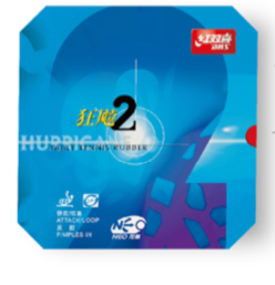DHS Neo Hurricane 3 Table Tennis Rubber - High Spin & Speed for Competitive Play - Perfect for Tournament & Training Sessions