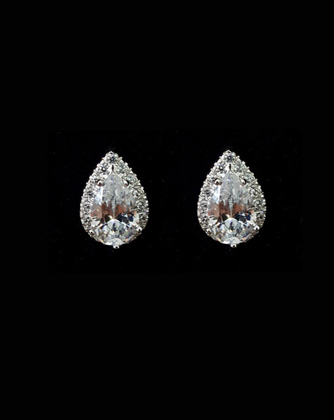 Elegant Bridal Earrings | Stephanie Browne Mary Crystal Studs for Weddings, Prom & Special Occasions