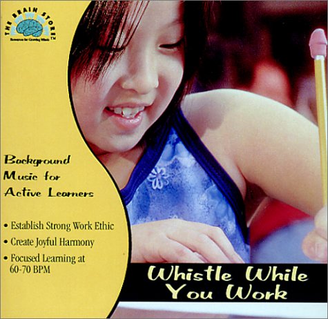 Whistle While You Work - Classic Disney Songs Audio CD for Kids & Adults - Perfect for Home, Car Rides & Relaxation