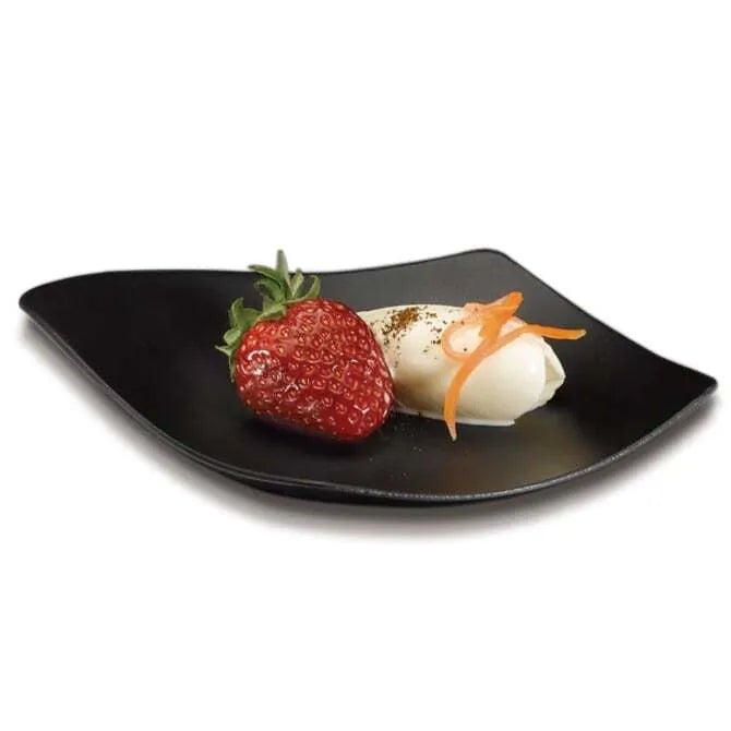 Premium Plastic Tasting Plates - Durable & BPA-Free Appetizer Plates for Cheese, Charcuterie, Desserts - Perfect for Parties, Catering & Wine Tastings