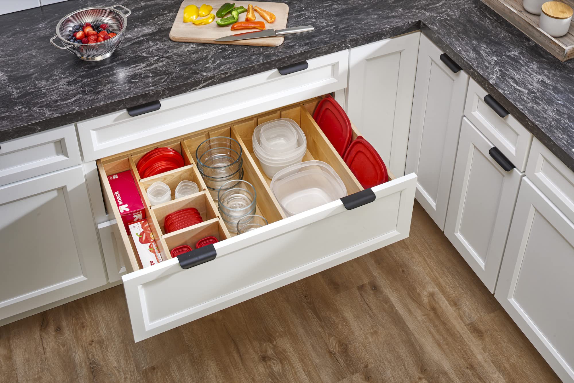 Rev-A-Shelf Deep Drawer Organizer System - Kitchen Cabinet Storage Solution for Utensils, Spices & Cutlery - Perfect for Home Organization & Decluttering