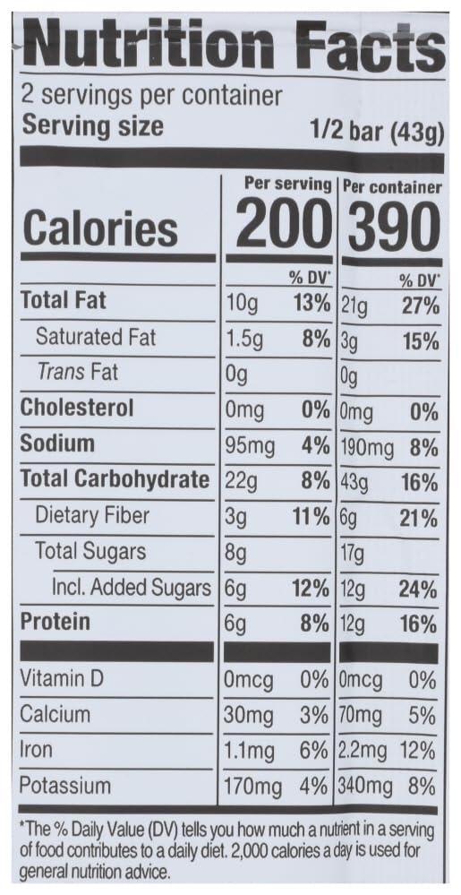 Organic Peanut Butter Protein Meal Bar - Gluten-Free, Non-GMO, 12 Pack | Healthy Snack for Hiking, Workouts & On-the-Go Nutrition