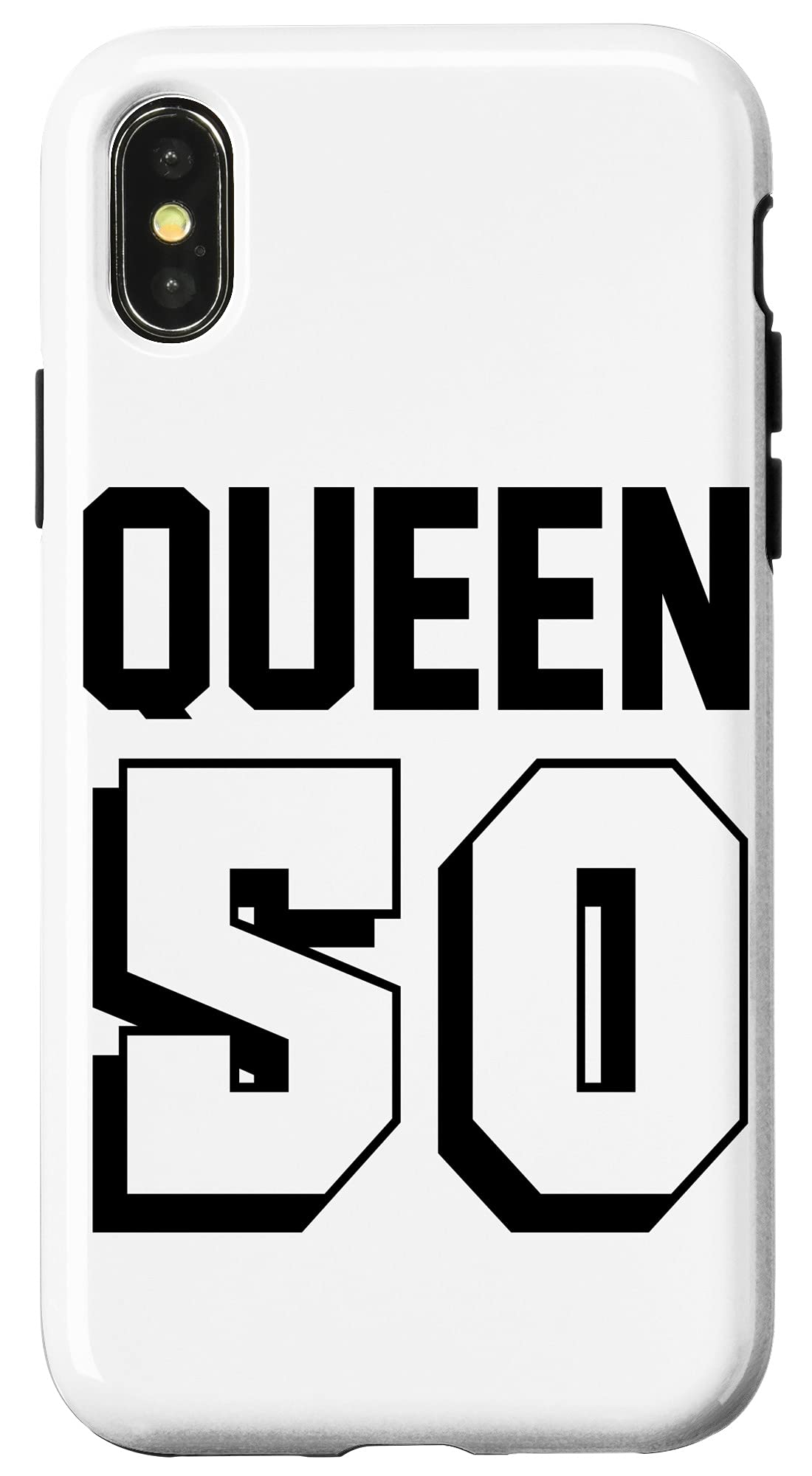 iPhone X/XS 50th Birthday Gift Case for Women - Vintage Queen Retro Design Phone Cover - Perfect for Milestone Celebrations, Anniversary Gifts & Special Occasions
