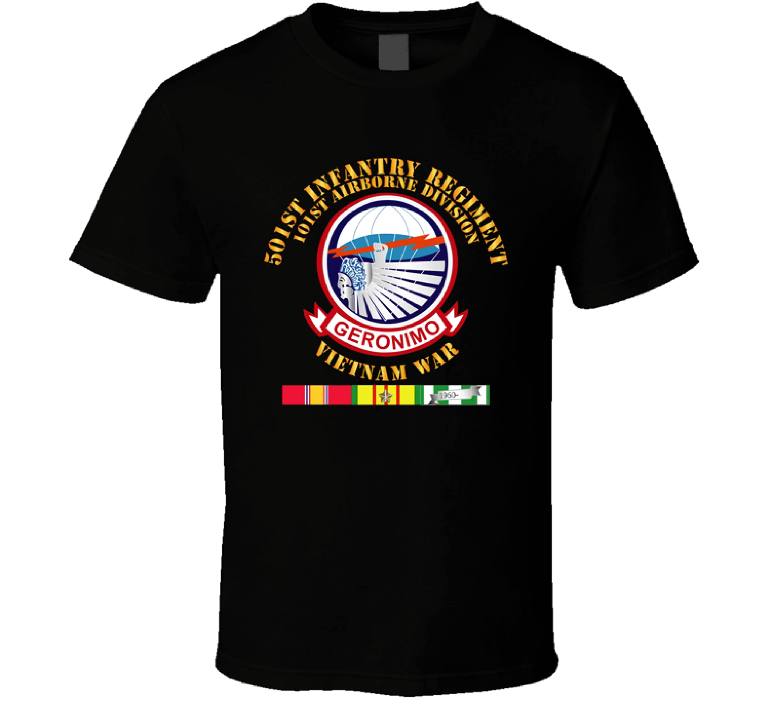 501st Infantry Vietnam War T-Shirt - Military Classic Tee for Veterans & History Fans