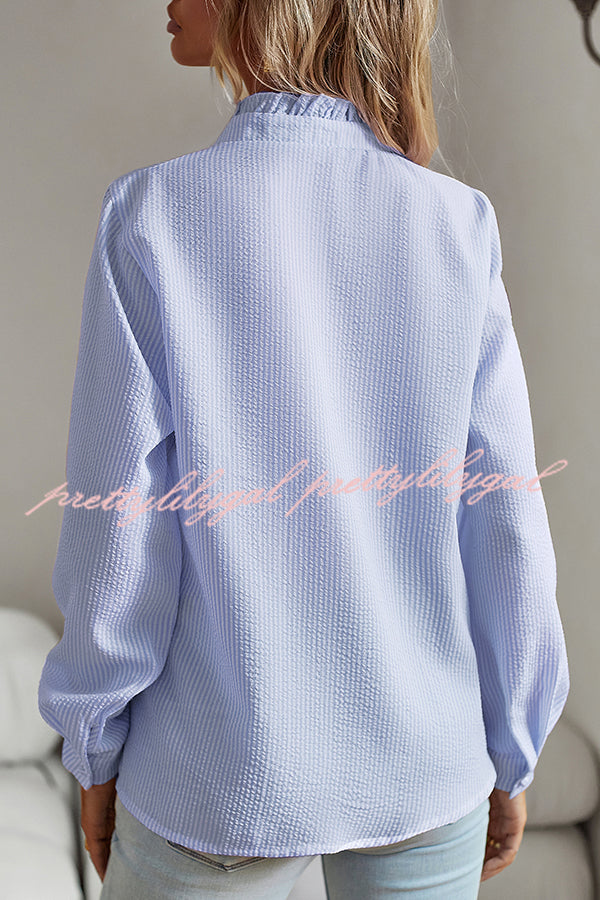 Stylish Men's Long Sleeve Button Down Shirt for Business Casual & Office Wear - Perfect for Commuting, Work & Professional Occasions