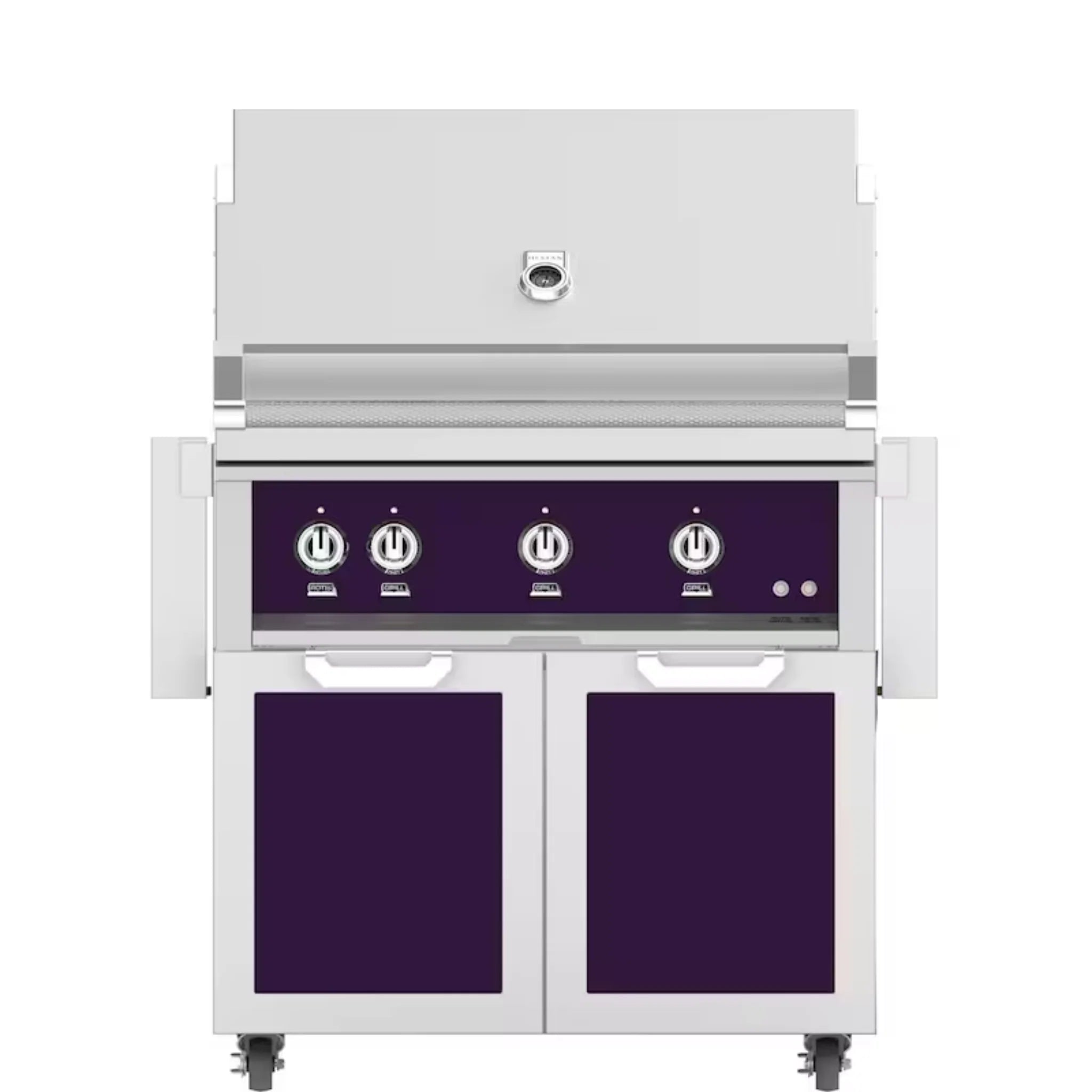 Hestan 36-Inch Freestanding Gas Grill with Double Access Doors - GBR36 GCD36 Model - Perfect for Outdoor Cooking, Backyard BBQs, and Patio Entertaining