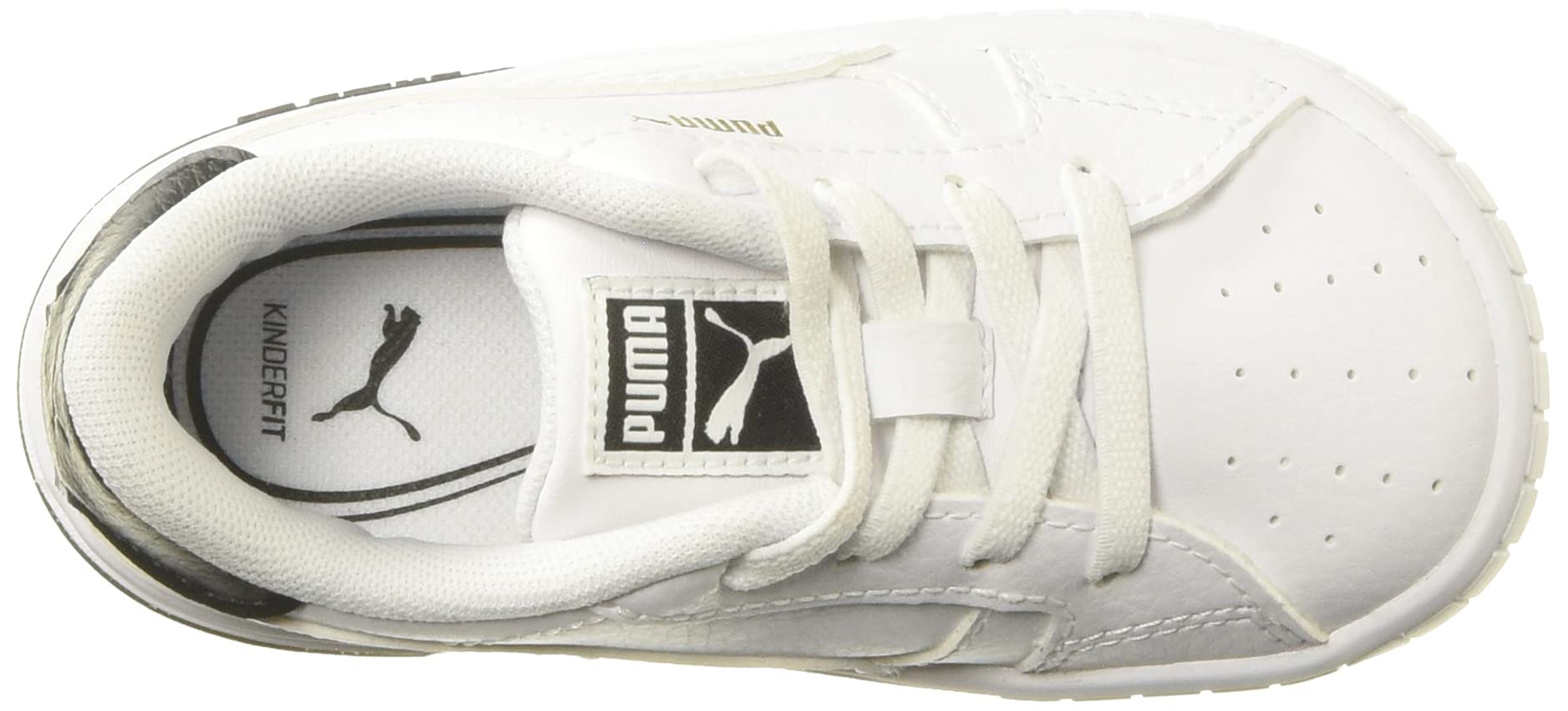 PUMA Baby Girl's Cali Star AC Sneakers - White & Black Toddler Shoes Size 6 M - Comfortable Casual Walking Shoes for Toddlers & Preschool Girls - Perfect for Playtime, Daycare & Outdoor Activities