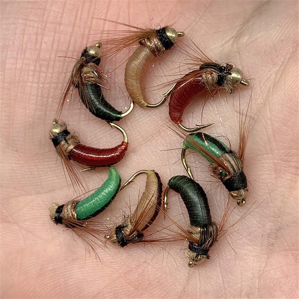 Premium Fly Fishing Flies Kit - 32Pcs to 148Pcs Assortment for Trout, Steelhead, Salmon & Bass | Dry Flies, Wet Flies, Nymphs, Streamers & Maggots | Ideal for Freshwater & Saltwater Fishing Adventures