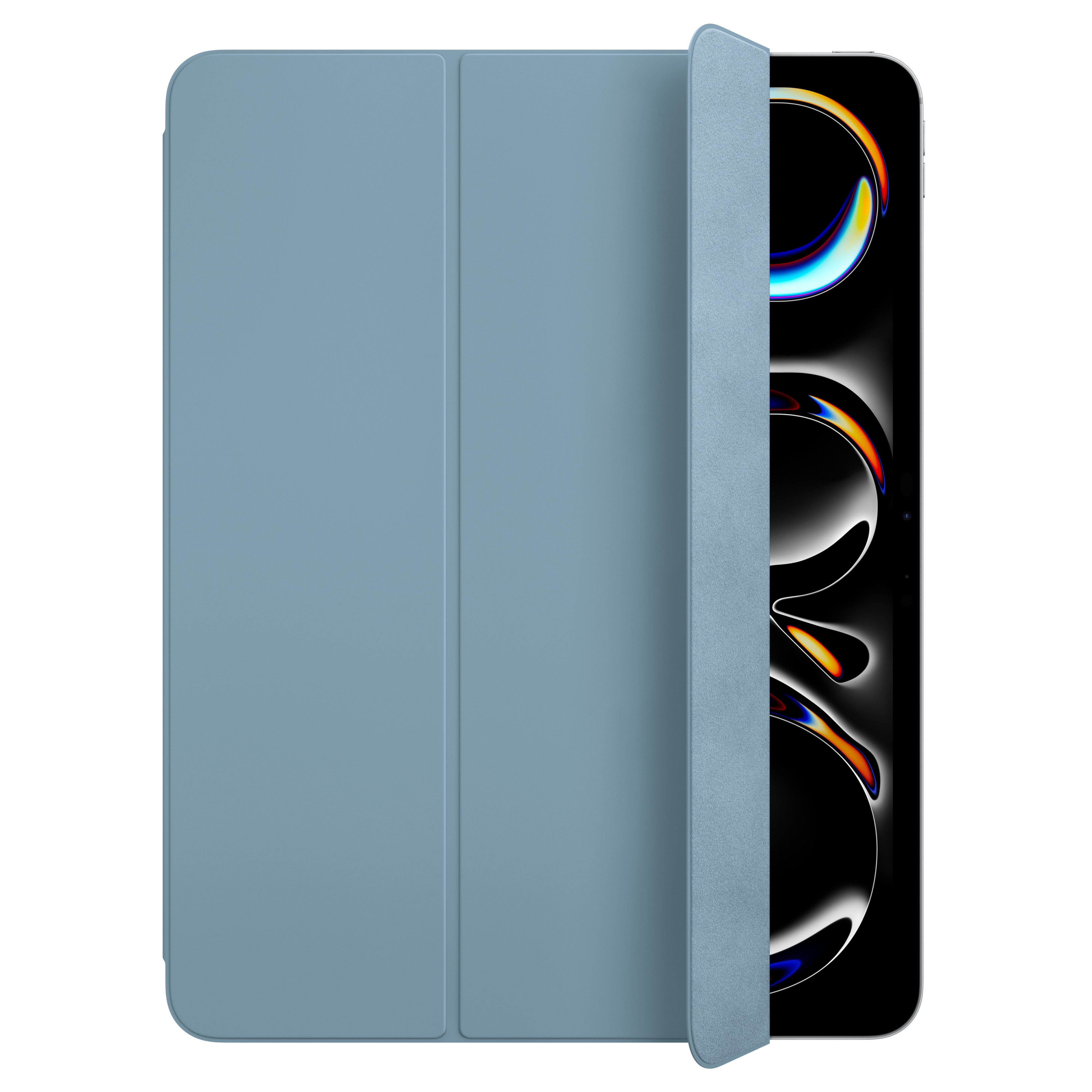 13-inch iPad Pro M4 Smart Folio Case - Slim Protective Cover with Auto Wake/Sleep - Denim Blue - Perfect for Work, Travel & Everyday Use