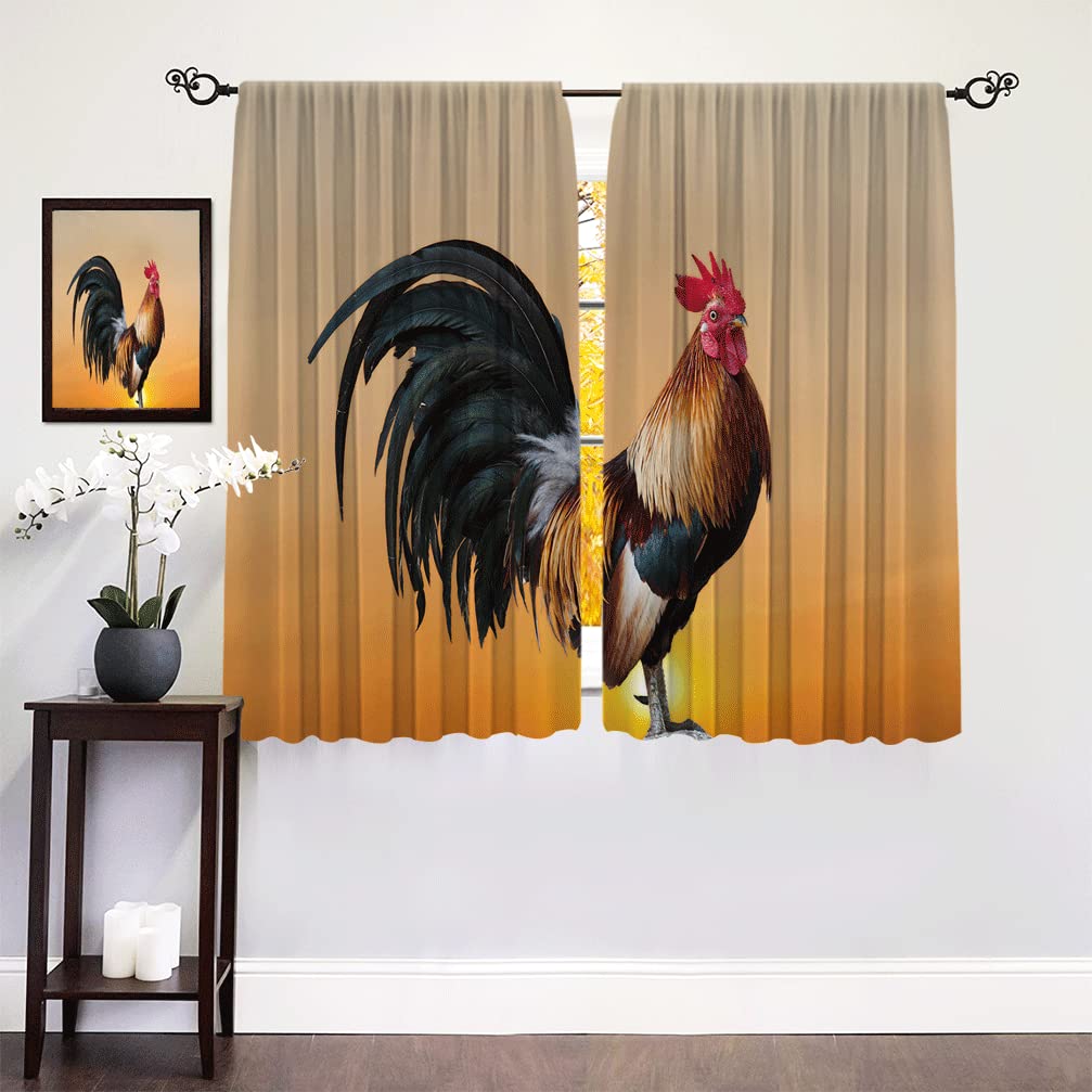 Thermal Insulated Blackout Curtains for Bedroom - 55