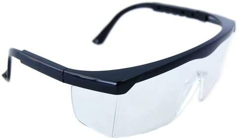 HQRP Safety Glasses for Black & Decker SPCM1936 CM1936 CM1836 MM875 MM1800 MTC220 MTE912 Lawn Mowers - Anti-Fog Protective Eyewear for Outdoor Yard Work & Landscaping