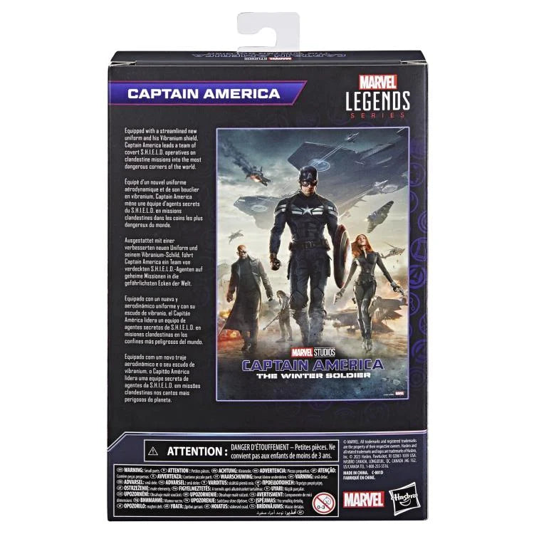 Captain America: The Winter Soldier Marvel Legends Action Figure - The Infinity Saga Collectible for Marvel Fans | Perfect for Display, Cosplay & Gift Giving