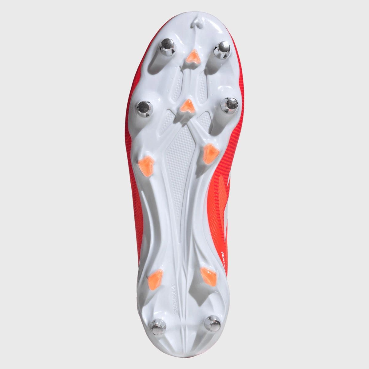 Adidas Adizero RS15 Ultimate SG Rugby Cleats - Lightweight Football Shoes for Men, Firm Ground Soccer Boots in Lucid Red - Perfect for Rugby Matches, Training & Outdoor Sports