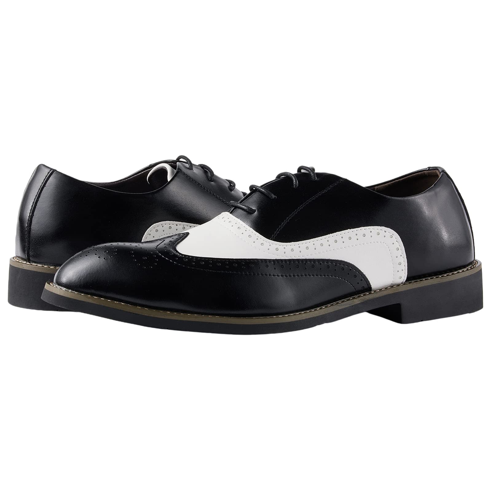 Men's Classic Oxford Brogue Dress Shoes - Lace-Up Formal Business & Wedding Shoes for Men | Perfect for Office, Ceremonies & Special Occasions