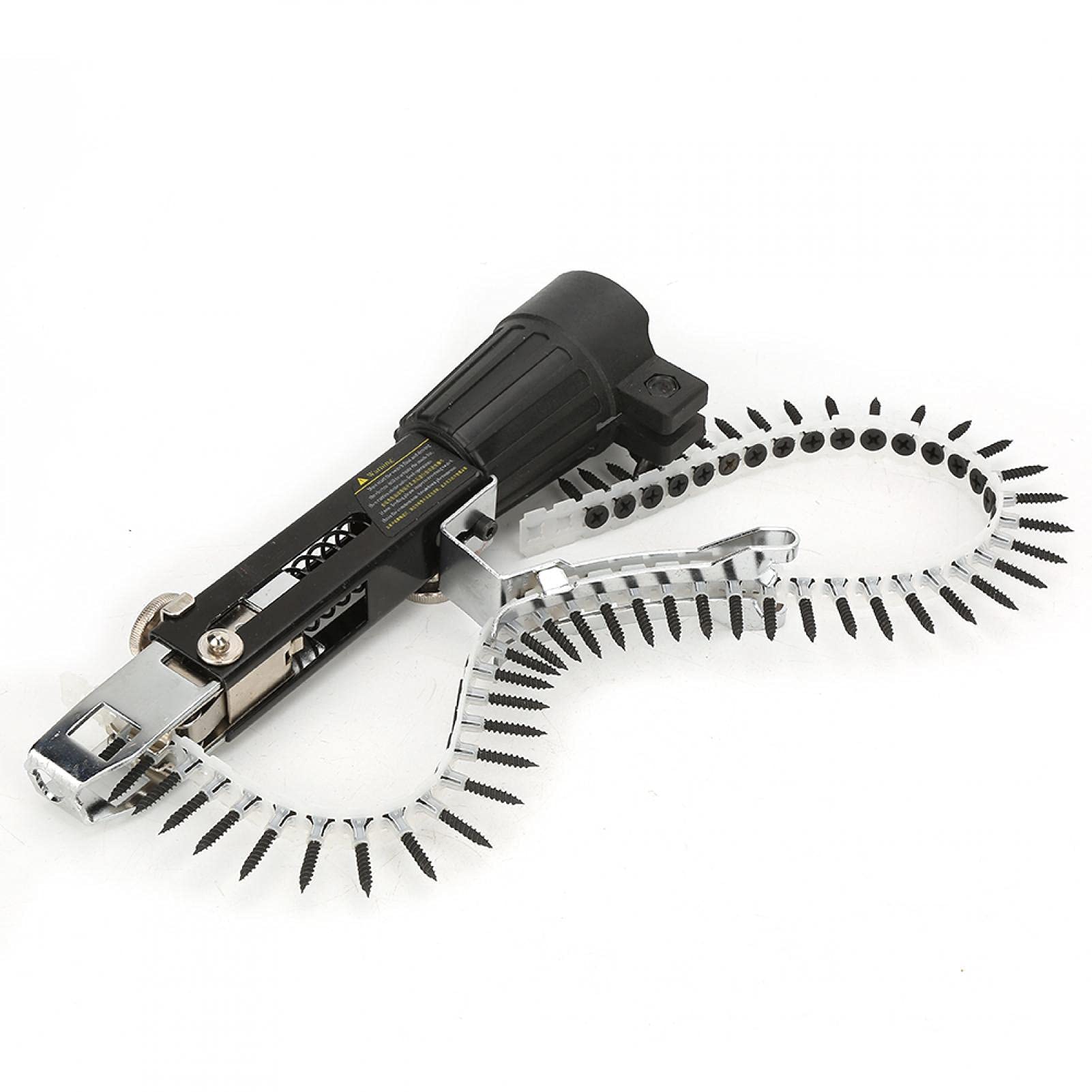 Electric Drill Screw Chain Adapter Set - Automatic Screw Spike Chain Attachment for Woodworking Tools | Perfect for DIY Projects, Furniture Assembly & Home Repairs