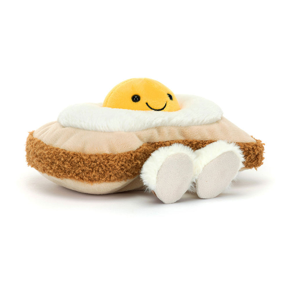 Amuseables Egglantine Egg On Toast - Funny Kitchen Decor & Novelty Gift for Breakfast Lovers - Perfect for Home, Office, or Restaurant Decor