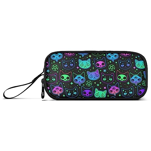 Cute Cartoon Witchcraft Cat Bright