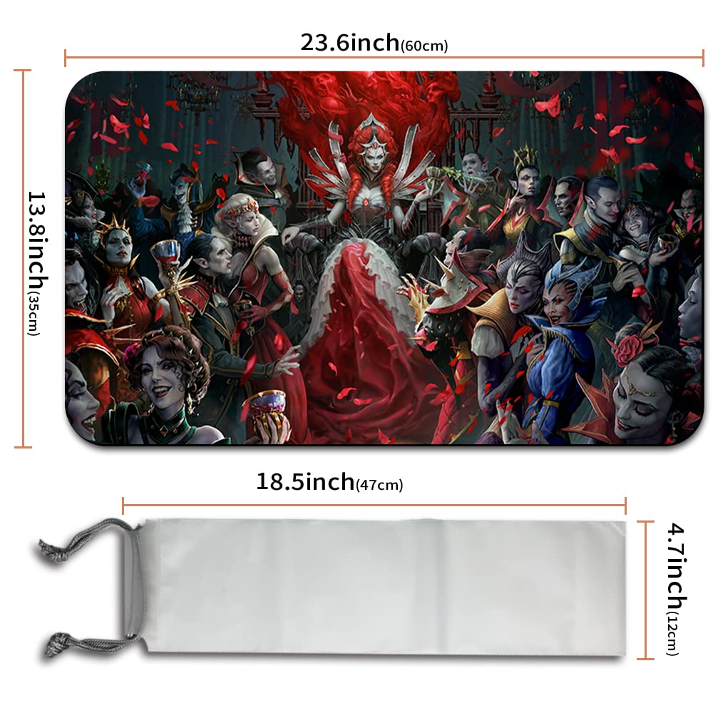 MTG Innistrad Crimson Vow Key Art Playmat - Waterproof Dust-Resistant Magic The Gathering Game Mat with Free Storage Bag | Perfect for MTG Tournaments, Card Game Nights & Collector Displays