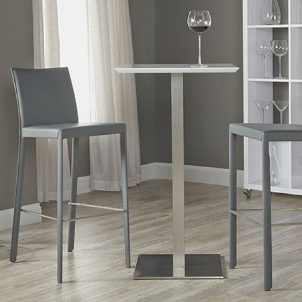 Stylish EURO Elodie Bar Table - Modern Kitchen & Dining Room Furniture for Small Spaces, Bars, and Breakfast Nooks