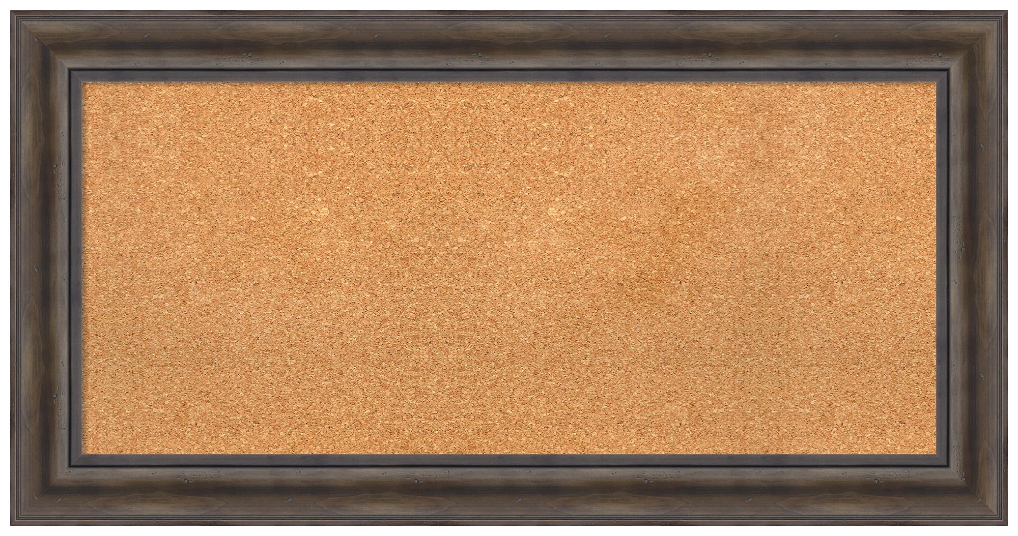 Custom Natural Cork Bulletin Board 41x21 Inches - Rustic Pine Wood Frame - Pin Board for Office, Home & School Organization - Various Sizes Available - Perfect for Notes, Photos & Reminders