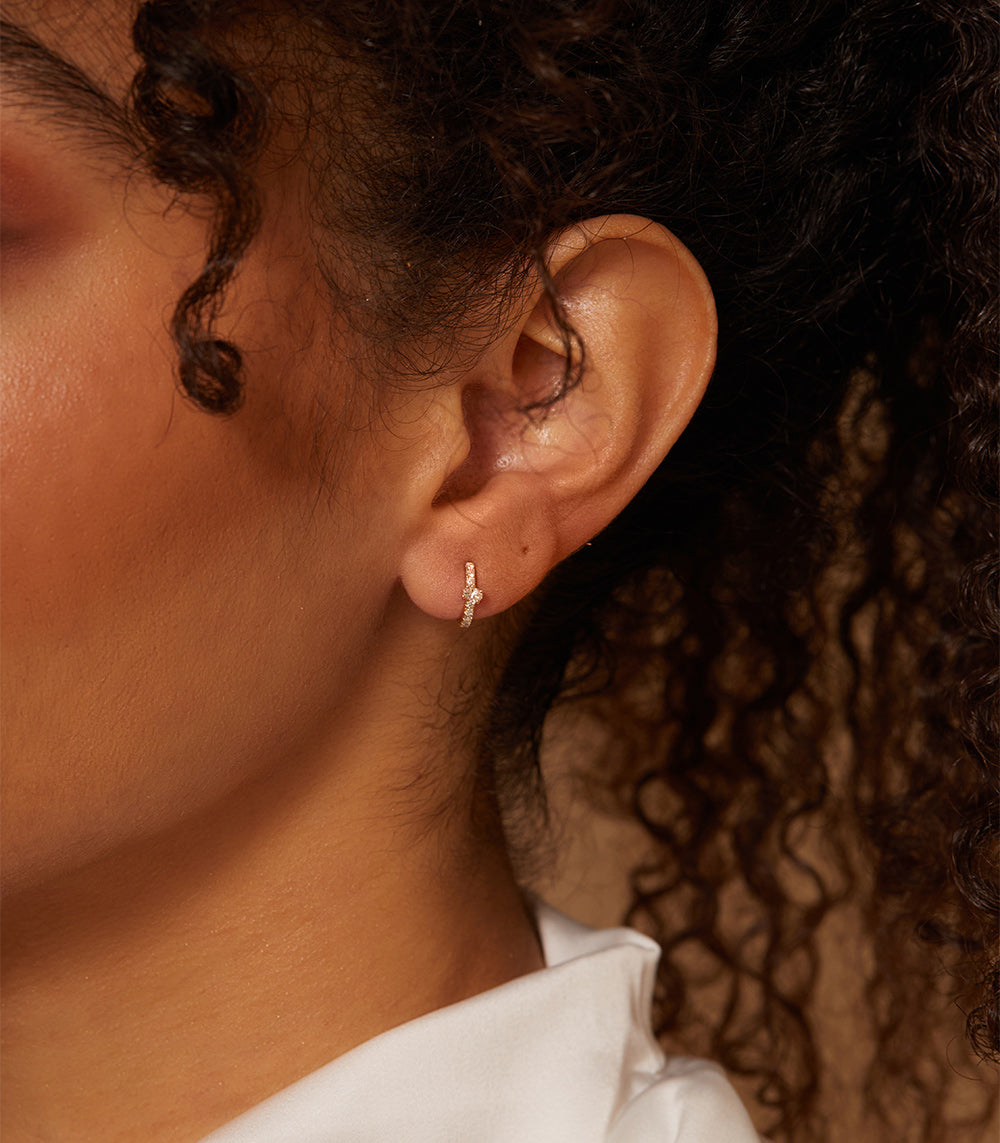 Huggies Tiny Oval Earrings - Dainty & Elegant Jewelry for Women - Perfect for Everyday Wear, Date Night & Special Occasions