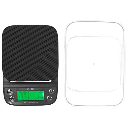 **3KG Digital Kitchen Scale with Timer - Precise Food Scale for Baking, Cooking & Coffee - LED Display & Electronic Timing for Perfect Measurements**    *(Ideal for Home Baking, Meal Prep, Coffee Brewing & Portion Control)*