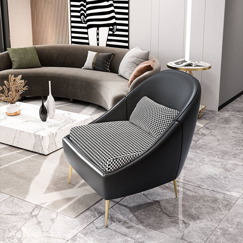 Comfortable Armless Upholstered Chair for Living Room - 31.5