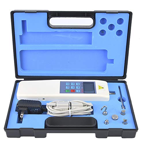 Digital Force Gauge SH-1K - 1000N Portable Push Pull Tester with LCD Display | 100-240V US Plug | Ideal for Industrial Testing, Quality Control & Material Strength Measurement