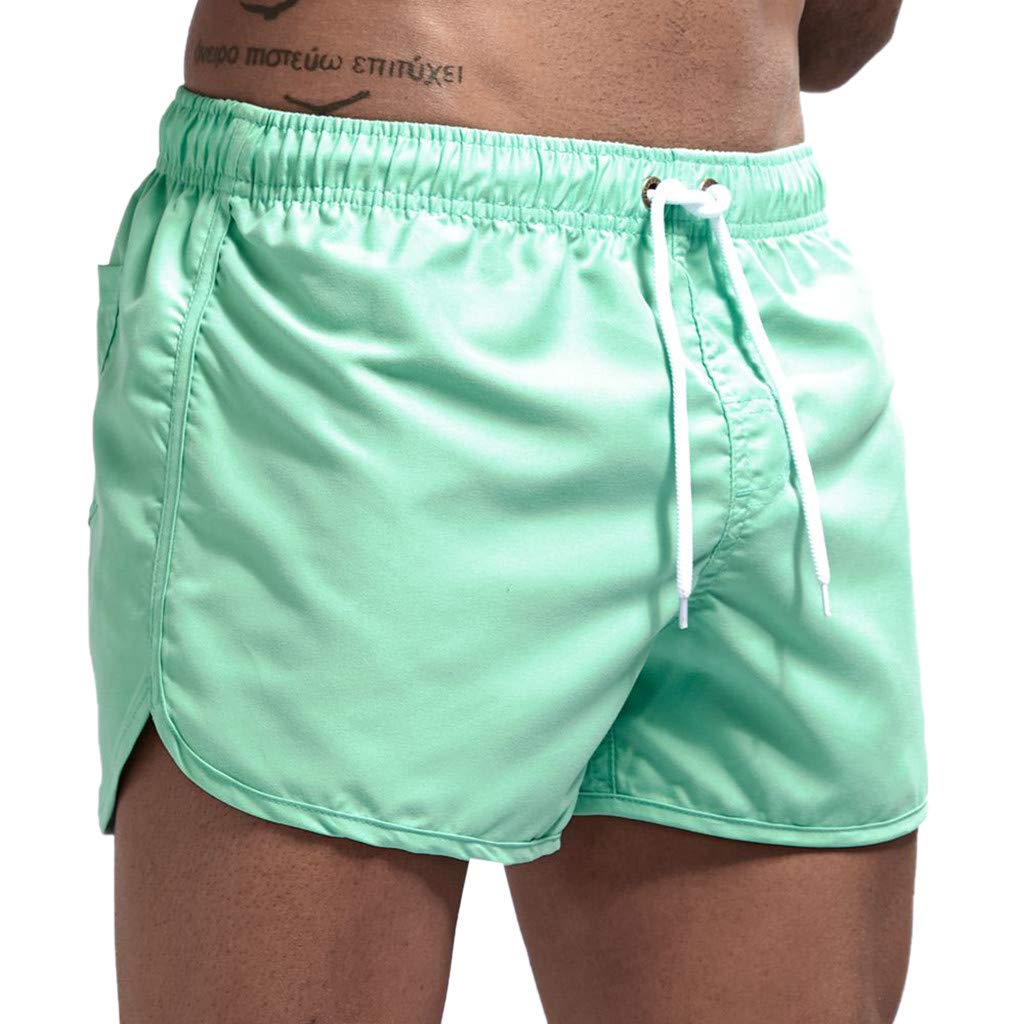 Men's Quick Dry Lightweight Workout Shorts - Breathable Active Exercise & Fitness Shorts for Running, Gym, Bodybuilding & Outdoor Sports
