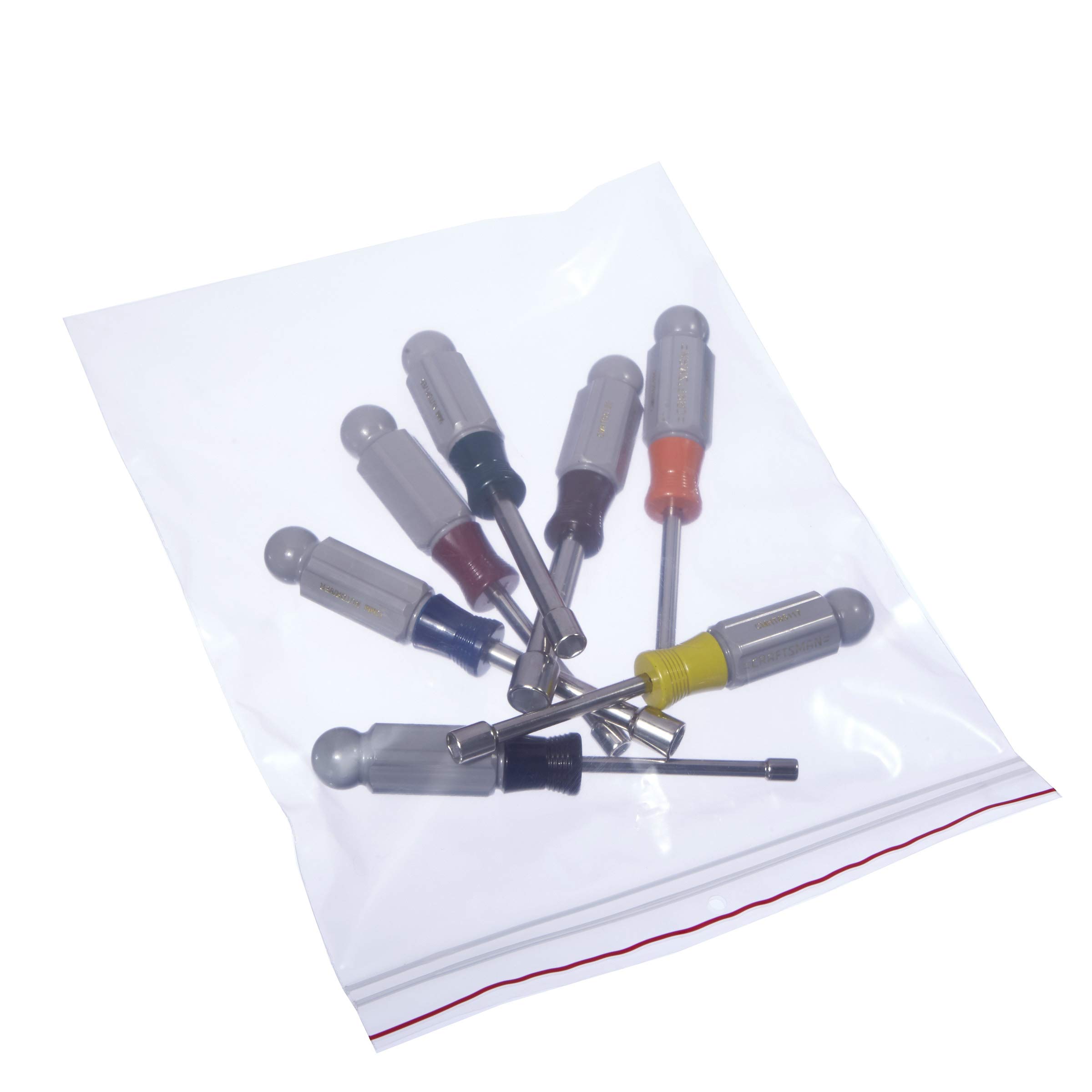 Premium Clear Reclosable Polyethylene Bags (LDPE/LLDPE Blend) - 10