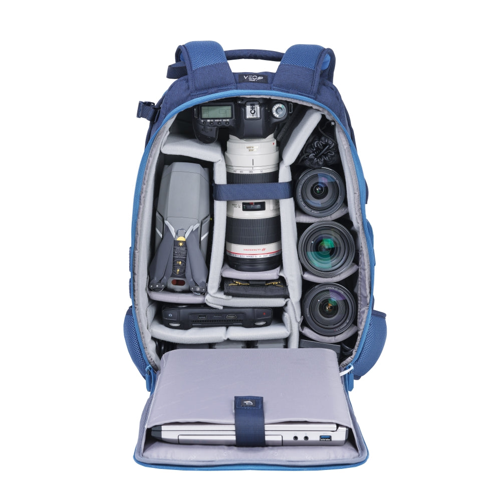 VEO RANGE T 48 BK Durable Waterproof Backpack for Travel, Hiking & Work - Black | Perfect for Outdoor Adventures, Commuting & Daily Use
