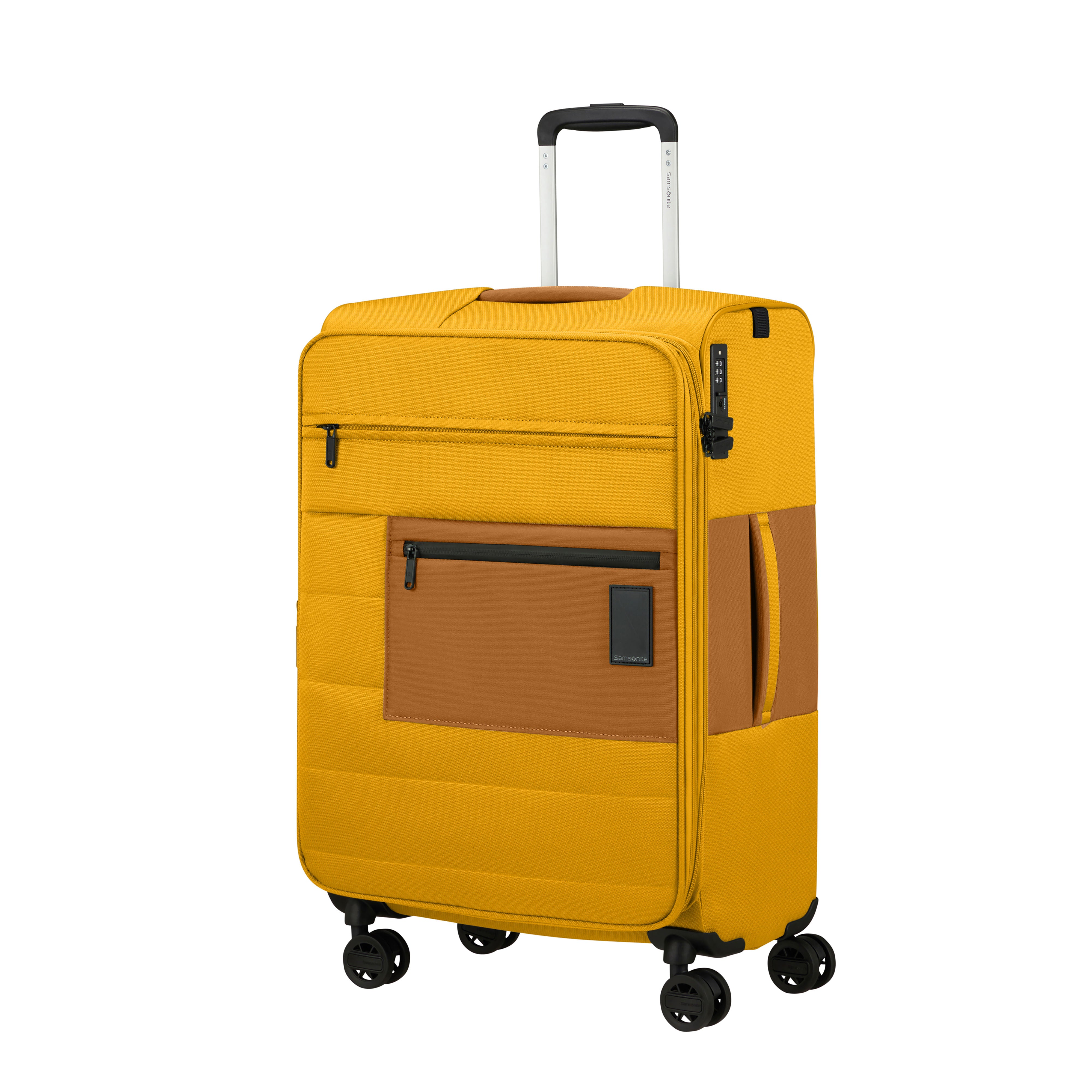 Samsonite Vaycay 3 Piece Spinner Luggage Set - Lightweight Expandable Suitcase with 360° Wheels for Travel, Business & Vacation (Black) - Perfect for Airplane Carry-On, Road Trips & Family Getaways