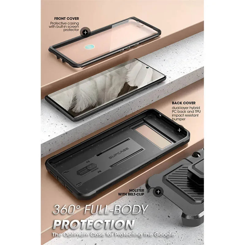 SUPCASE UB Pro Rugged Case for Google Pixel 8 Pro - Shockproof Full Body Protection for Outdoor, Work & Daily Use